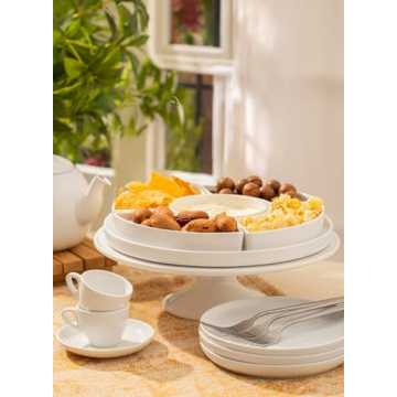 Sweese Porcelain Divided Serving Dishes for Stylish Entertaining