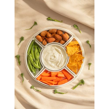 Sweese Porcelain Divided Serving Dishes for Stylish Entertaining