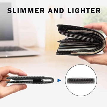 Tipmile Slim RFID Blocking Leather Wallet for Men
