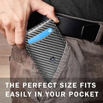 Tipmile Slim RFID Blocking Leather Wallet for Men