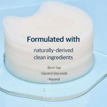 ROUND LAB Birch Juice Moisturizing Pad 80pcs, Hydrating and Soothing Facial Pads, Triple-Layer Toner Pads with Birch Sap and Hyaluronic Acid, Cooling for Sensitive Skin, Non-Sticky, Korean Skin Care