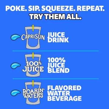 Capri Sun Pacific Cooler Mixed Fruit Flavored Juice Drink Blend, 10 ct Box, 6 fl oz Pouches
