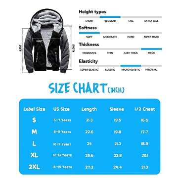 GEEK LIGHTING Boys Sherpa Lined Hoodie for Warmth and Style