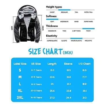 GEEK LIGHTING Boys Sherpa Lined Hoodie for Warmth and Style