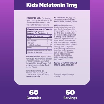 Natrol Kids Melatonin Gummies for Sleep Support