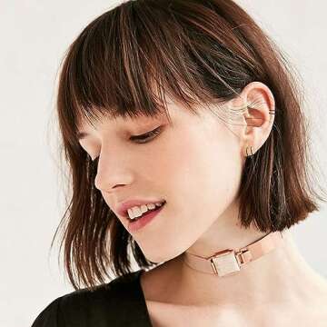 Trinckle 2 Pairs Double Hoop Earrings, Gold Cartilage Earrings for Women, Small Silver Helix Piercing Jewelry,Spiral Nose Ring Tiny Twist Earrings as Gift for Teen Girls