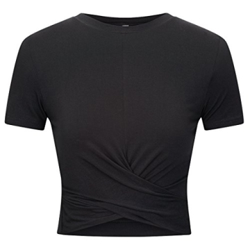 Slim Fit Crop Tops for Women - Yoga & Workout Activewear