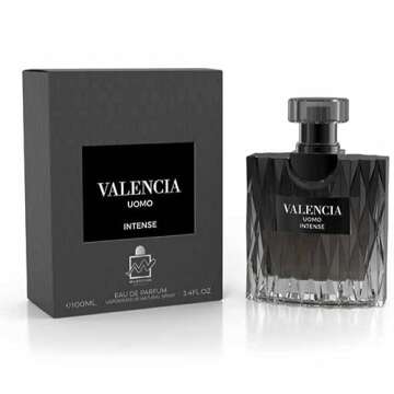 Valencia Uomo Intense Cologne for Men - 100ml Luxury Fragrance