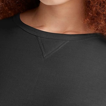 Hanes Women's EcoSmart Crewneck Sweatshirt, Ebony, X-Large