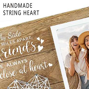 cocomong Friend Gifts, Picture Frame, Mothers Day Gifts for Friends from Friend, Friendship Gifts for Women Friends, Birthday Gifts for Friends Female, Best Friend Mothers Day Gifts, Photo Frame 4x6