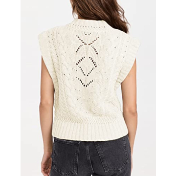 Himosyber Women's High Neck Sleeveless Elegant Vest