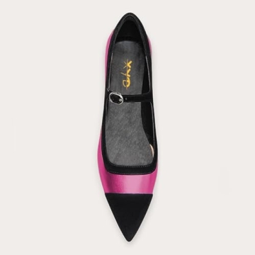 XYD Low Heels Stylish Mary Jane Flats for Women