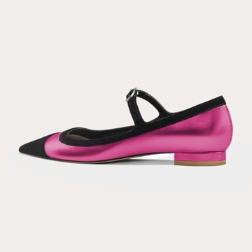 XYD Low Heels Stylish Mary Jane Flats for Women