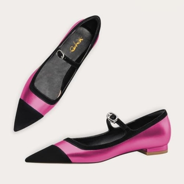 XYD Low Heels Stylish Mary Jane Flats for Women