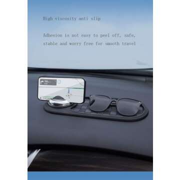Multifunctional Car Anti-Slip Mat for Phones and Gadgets