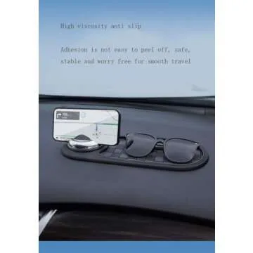 Multifunctional Car Anti-Slip Mat for Phones and Gadgets