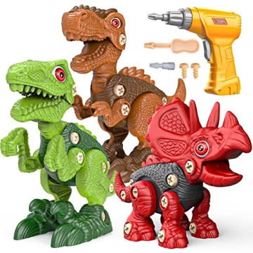 Sanlebi Dinosaur Take Apart Toy Set - STEM Education & Fun for Kids