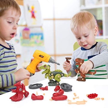 Sanlebi Take Apart Dinosaur Toy Set for Ages 3-7
