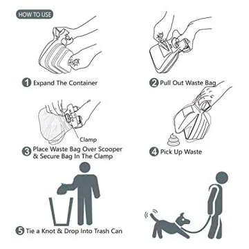 Portable Jondarla Pooper Scooper for Easy Clean-Up