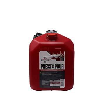 Garage Boss Press 'N Pour Gas Can | 2 gallon | Red | SKU: GB320