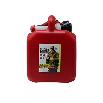 Garage Boss Press 'N Pour Gas Can | 2 gallon | Red | SKU: GB320