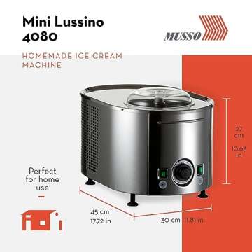 Lello 4080 Musso Lussino Ice Cream Maker - 1.5 Quart
