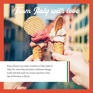 Lello 4080 Musso Lussino Ice Cream Maker - 1.5 Quart