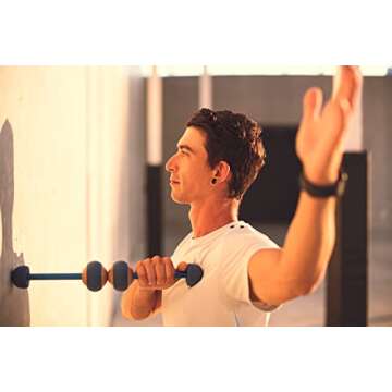 MOBO | 7-in-1 Myofascial Release Tool & Trigger Point Massager Tool | Massage Stick, Muscle Roller Stick & Foam Rollers Alternative | for Deep Tissue Pain Relief & Improved Mobility