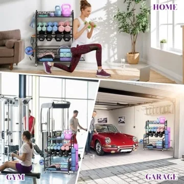 Durable Dumbbell Weight Rack for Organized Fitness