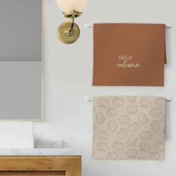 FIicy Fall Pumpkin Kitchen Towels Set - 2 Decorative Towels