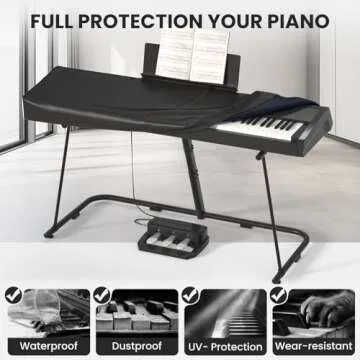 BENVOL Piano Cover for 88-Key Digital Pianos