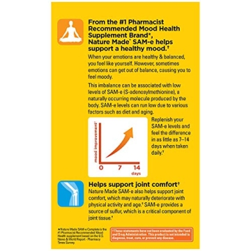 Nature Made SAM-e 200 mg for Mood and Joint Support