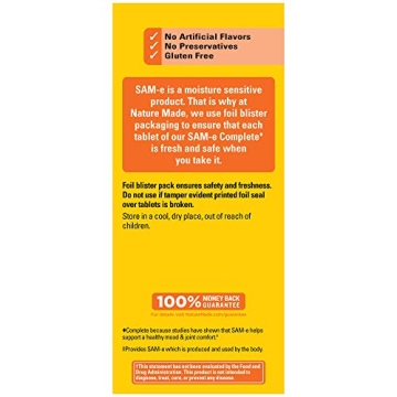 Nature Made SAM-e 200 mg for Mood and Joint Support