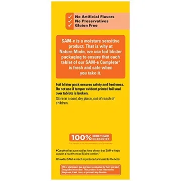 Nature Made SAM-e 200 mg for Mood and Joint Support