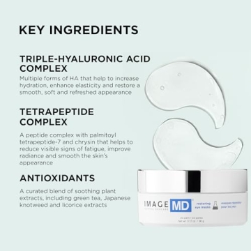 IMAGE Skincare MD Restoring Eye Masks for Refreshing Tired Eyes