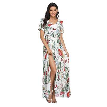 Floral Maxi Dress for Casual Summer Beach Weddings