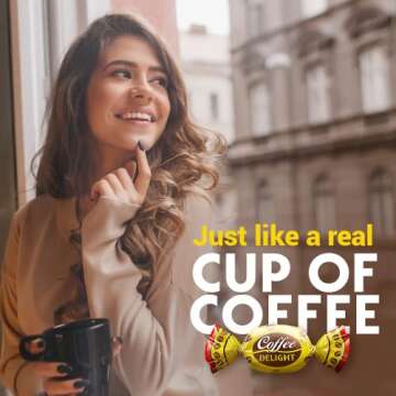 Colombina Coffee Delight Hard Candy - 50 Count Pack of Gluten-Free Treats