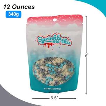 Wintertime Magic Sprinkles for Holiday Desserts 12oz
