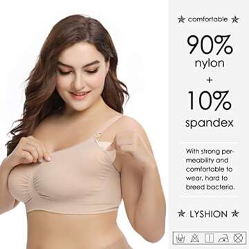Comfortable Nursing Bra for Moms - 3 Colors Available