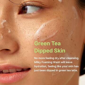 BY WISHTREND] Green Tea & Enzyme Milky Foaming Wash 140g, Papain, Grain Milk Complex, Hydrating, Pore Cleansing, for Sensitive