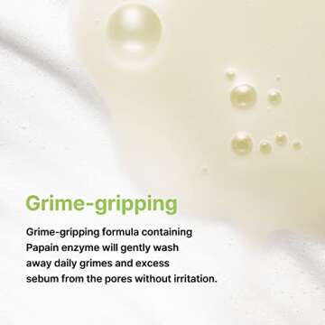 BY WISHTREND] Green Tea & Enzyme Milky Foaming Wash 140g, Papain, Grain Milk Complex, Hydrating, Pore Cleansing, for Sensitive