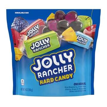 JOLLY RANCHER Assorted Fruit Flavored Hard Candy Resealable Bag, 14 oz