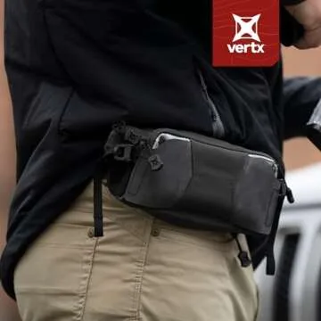 Vertx SOCP Sling Tactical Fanny Pack Waist Utility Hip Pouch Belt Bag with Adjustable Strap, Tactical Work Gear, It's Black