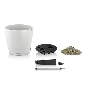 Lechuza CLASSICO Color 21 Self-Watering Planter in Matte White