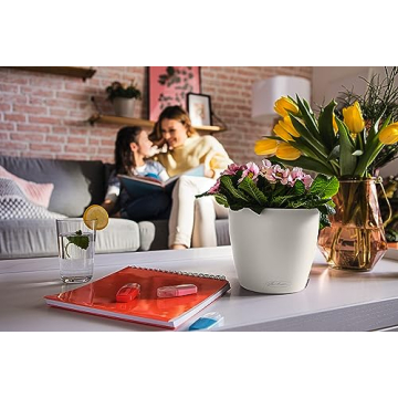 Lechuza CLASSICO Color 21 Self-Watering Planter in Matte White
