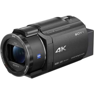 Sony FDR-AX43 4K Handycam Camcorder with Superior Stabilization and Zoom