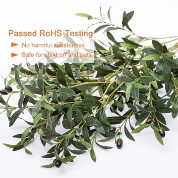 Heleze 39 Inch Artificial Olive Branches - Decorate Any Space