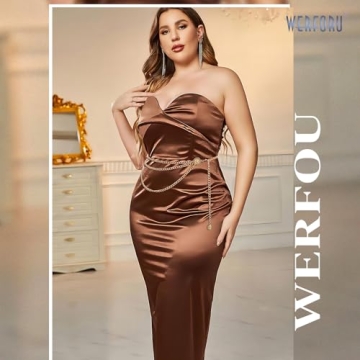 Alloy Metal Link Body Chain Belt for Women Fashion