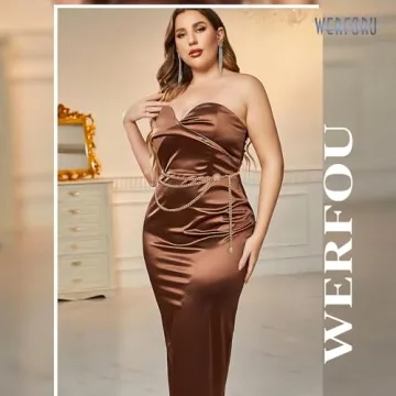 Alloy Metal Link Body Chain Belt for Women Fashion