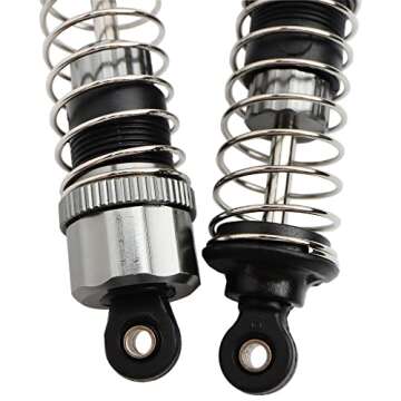 GDOOL 4 PCS M16100A RC Aluminum Capped Oil Filled Shocks Assembly Spare Parts for 1:16 16889 16890 16890A 16889A HM161 RC Trucks
